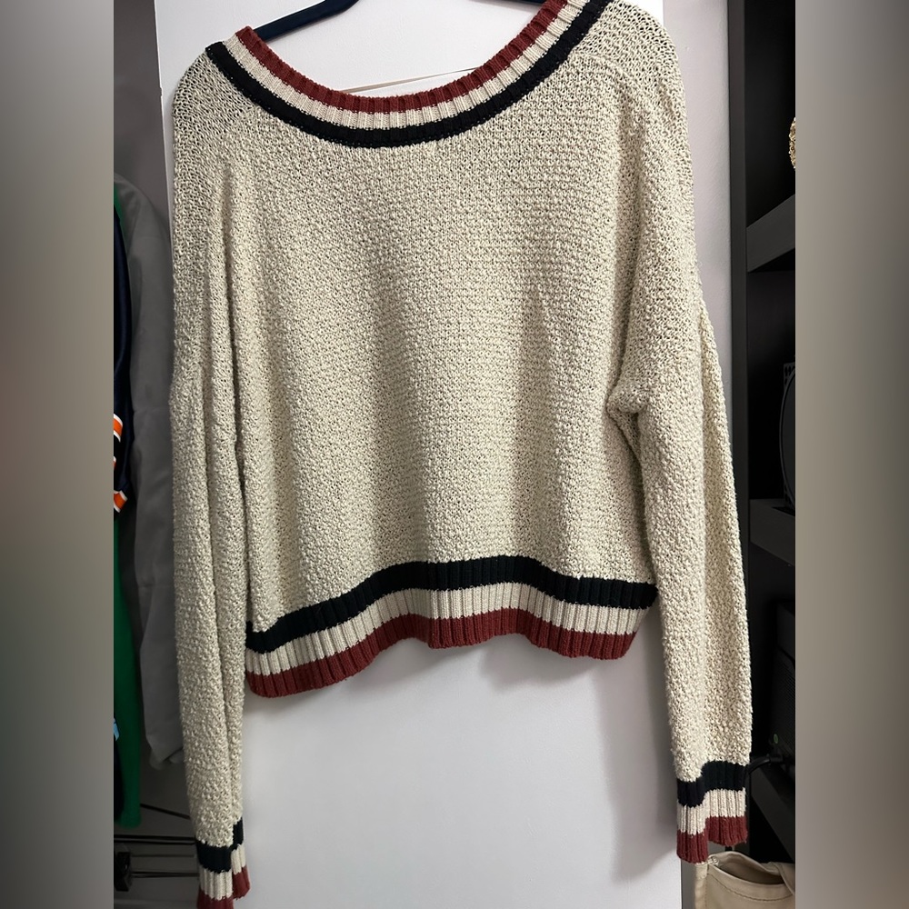 La hearts knit sweater top